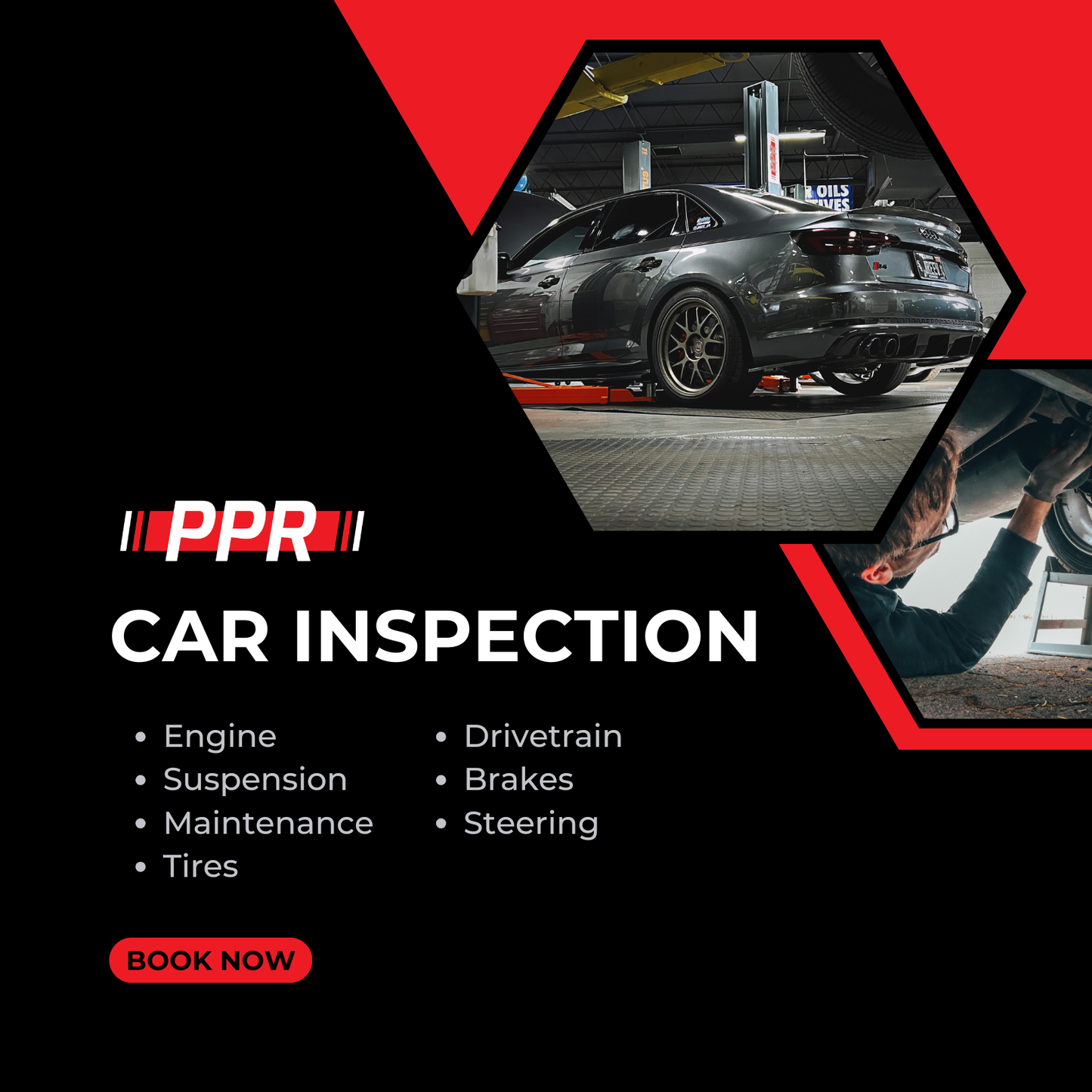 PPR Motorsports Vehicle Inspection